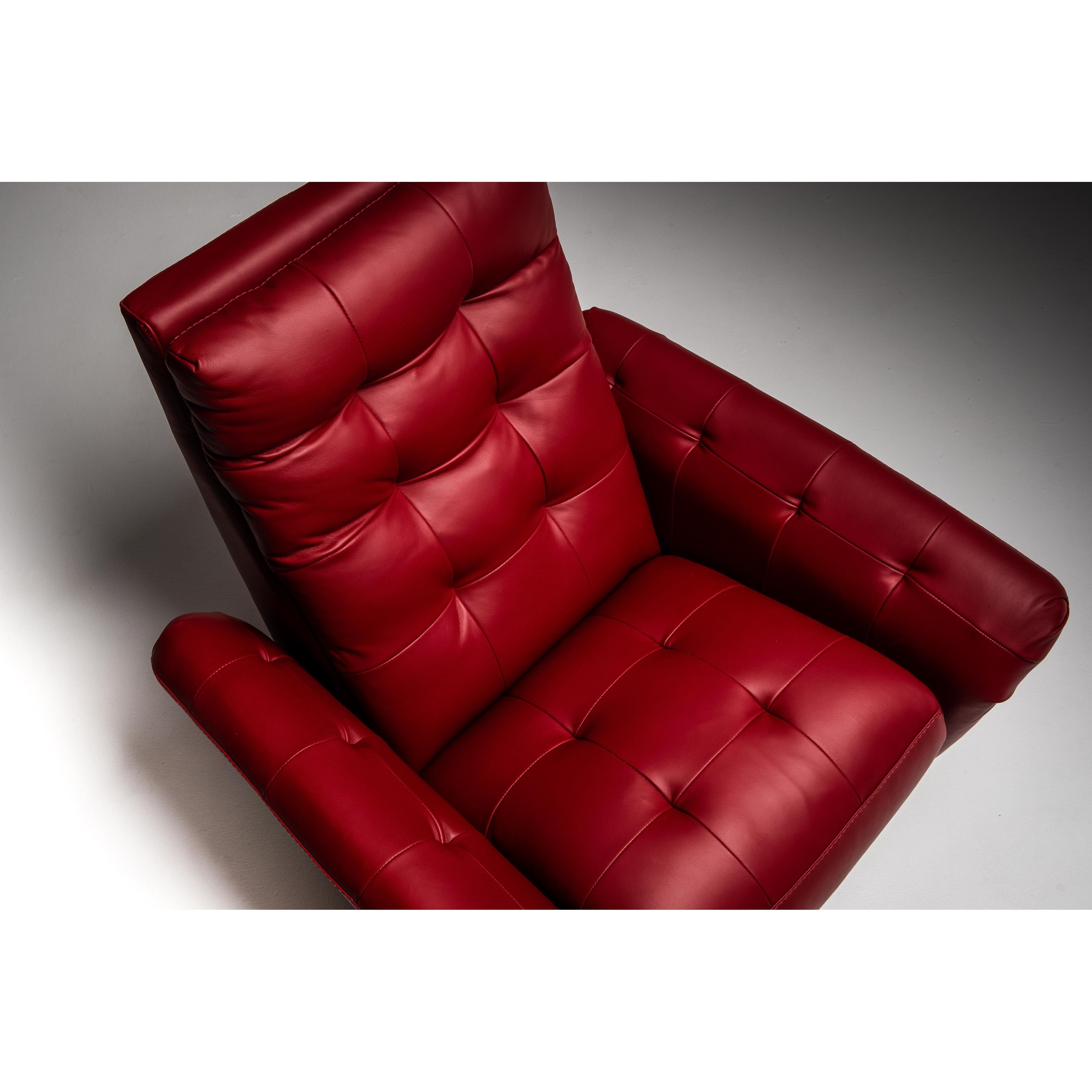 American Leather Pileus EuropeanStyle Fully Adjustable Swivel Glider
