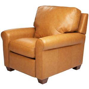 American Leather Jacksonville Furniture Mart Contemporary High Leg Recliner