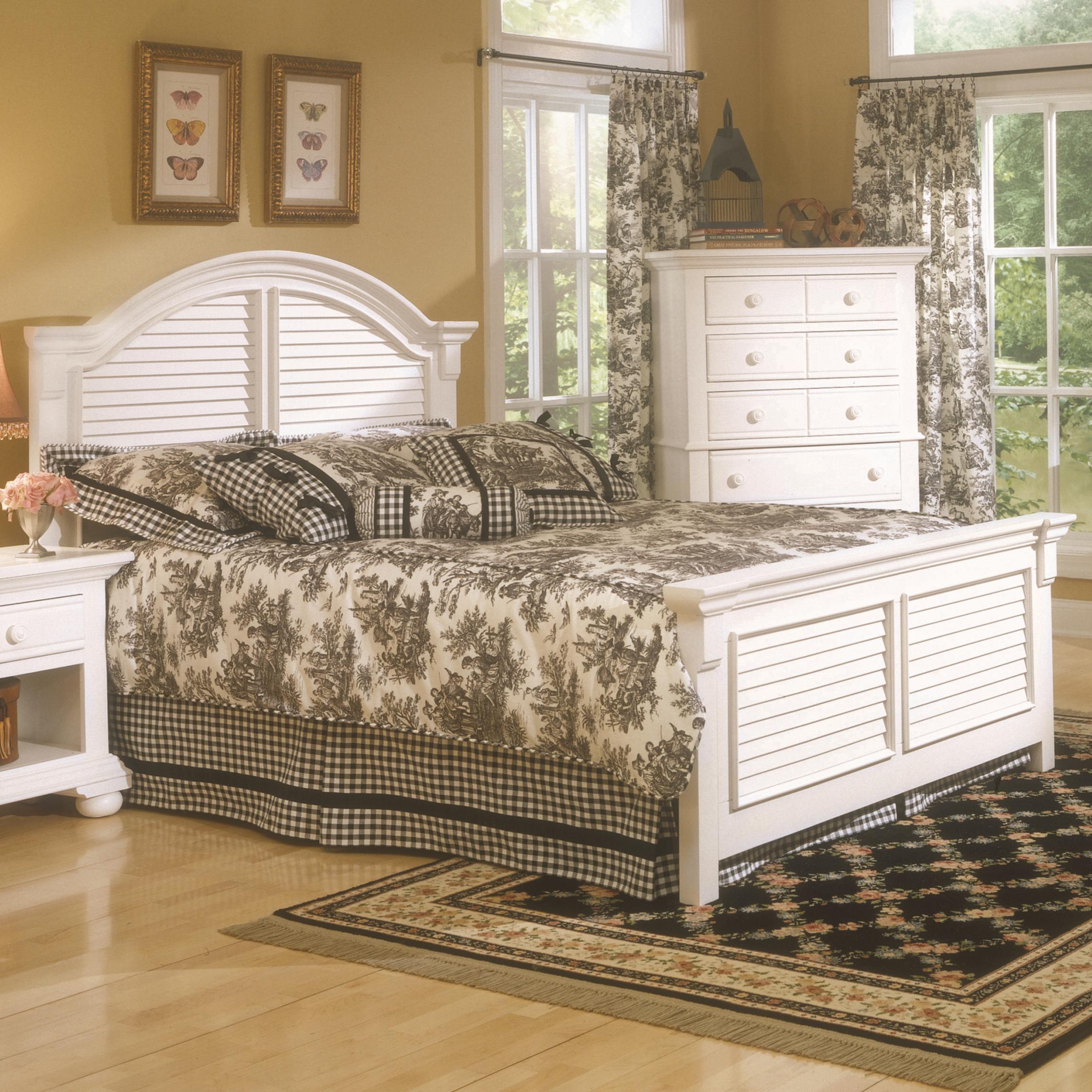 American Woodcrafters Cottage Traditions Full Panel Bed Lindy S