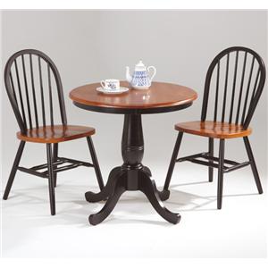 Amesbury Chair Farmhouse and Traditional Windsor Round Pedestal ... Amesbury Chair Farmhouse and Traditional Windsor Round Pedestal ...