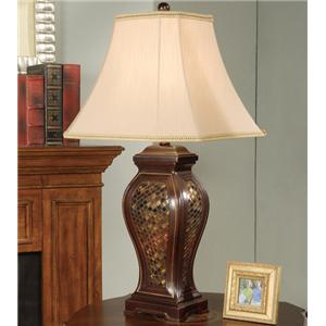 Anthony of California Lamps Casual Table Lamp and Shade ...