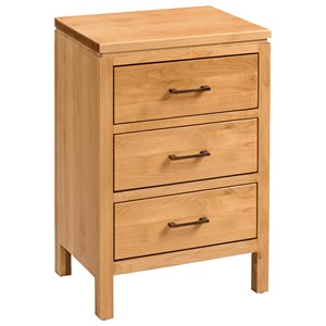 Archbold Furniture 2 West 3 Drawer Night Stand