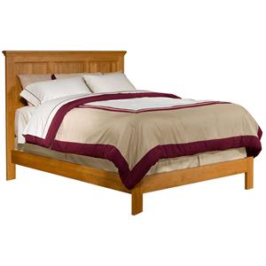 Archbold Furniture Alder Heritage Full Raised Panel Bed