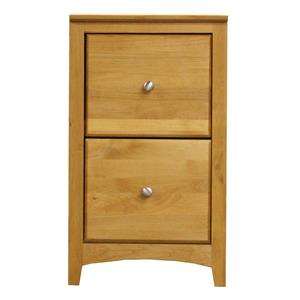 Archbold Furniture Alder Shaker 2 Drawer File