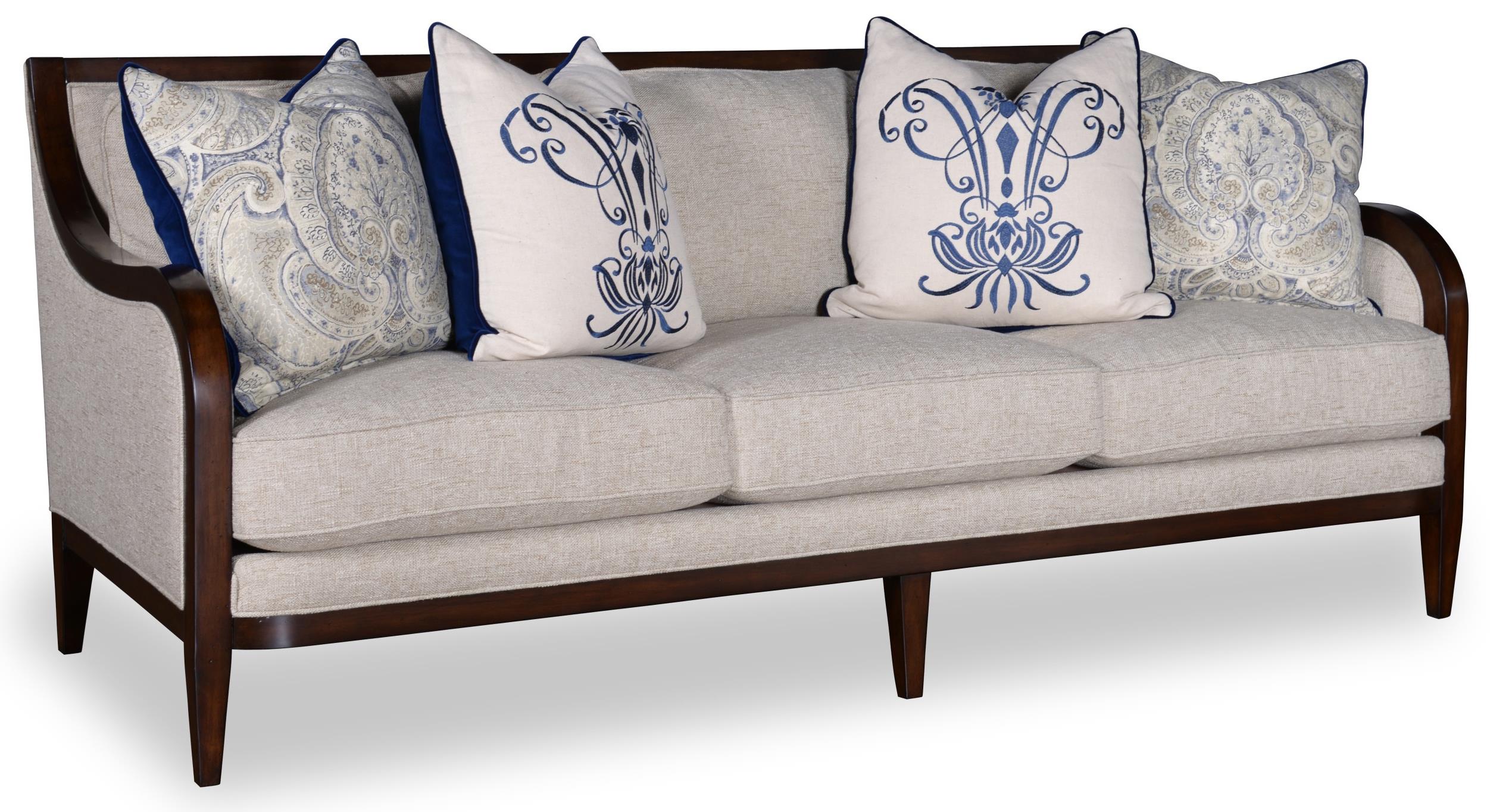 A R T Furniture Inc Bristol 3 Seat Sofa With Tapered Legs And 3 Seat Sofa With Tapered Legs