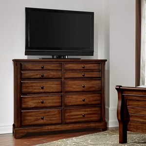 Artisan & Post by Vaughan Bassett Artisan Choices Villa Media Dresser - 8 Drawers