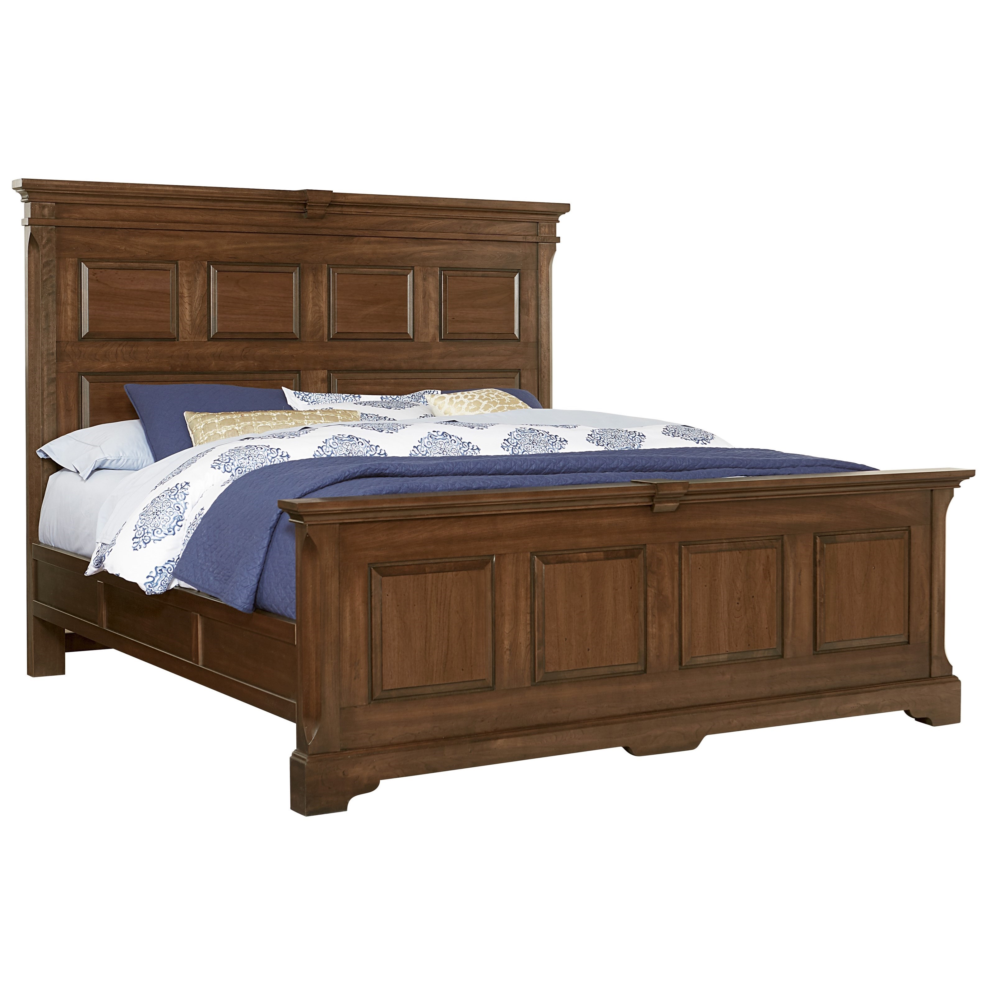Artisan Post Heritage King Mansion Bed With Decorative Side Rails Zak S Home Panel Beds