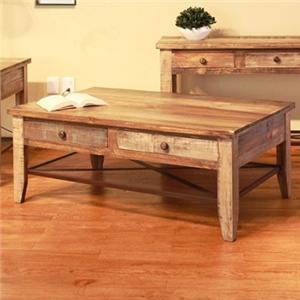 International Furniture Direct 968 Cocktail Table