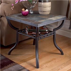 All Accent Tables Moore S Home Furnishings Slate Top Square End Table
