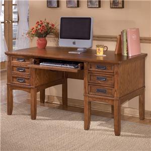 Ashley Furniture Cross Island Home Office Storage Leg Desk