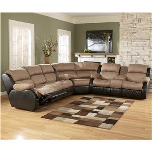 Ashley Furniture Presley Cocoa Casual Reclining Sofa With Pillow Ashley Furniture Presley Cocoa Sectional Sofa With Full Sleeper