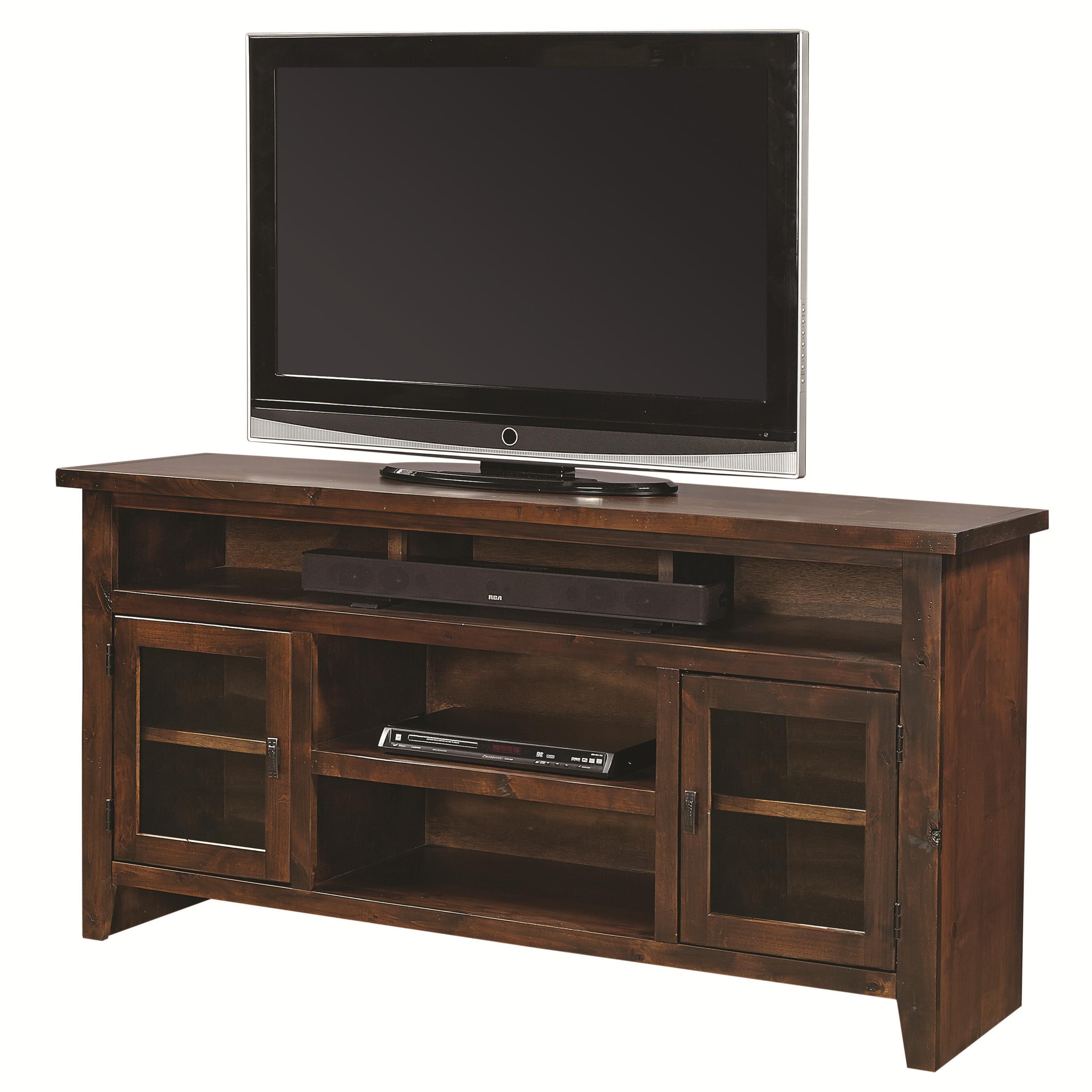 Aspenhome Alder Grove 65" Console with 2 Glass Doors AHFA TV or