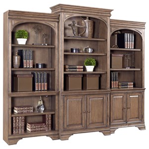 Aspenhome Arcadia 84" Bookcase Wall Console