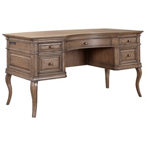 Aspenhome Arcadia 60" Half Pedestal Desk