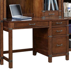 Aspenhome Canfield 50" Single Ped Desk