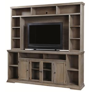 Aspenhome Canyon Creek 84" Entertainment Console and Hutch