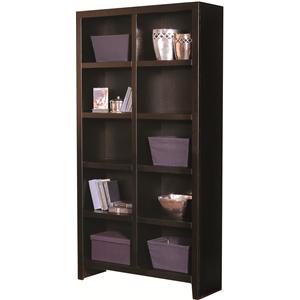 Bookcases Fayetteville Nc Bullard Furniture Aspenhome Essentials Lifestyle 77 Inch Cube Bookcase
