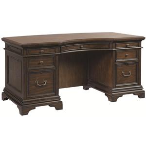 Aspenhome Essex Curved Executive Desk