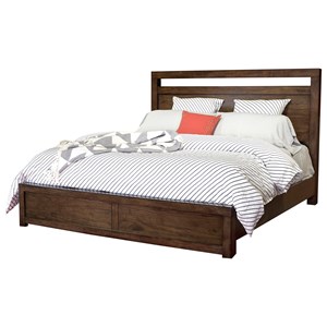 Aspenhome Modern Loft Queen Panel Bed