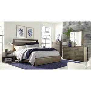Aspenhome Modern Loft King Bedroom Group