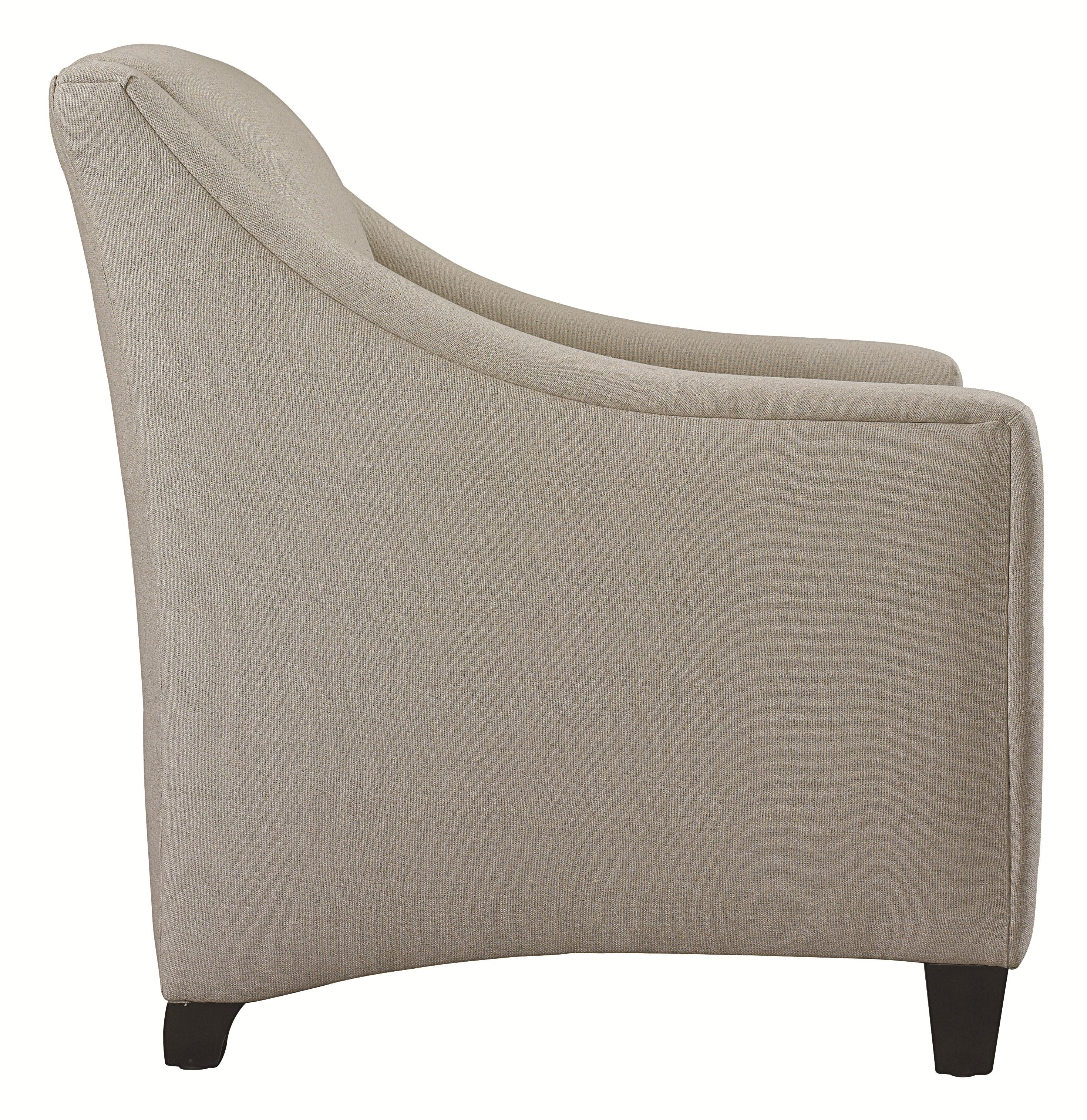 Bassett Accent Chairs by Bassett 104402 Corina Accent Chair with Casual Style Hudson's