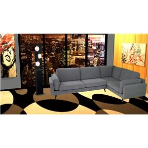 Reeds Trading Company Bodhi Mid Century Modern Sectional Reeds Trading Company Bodhi Mid Century Modern Sectional