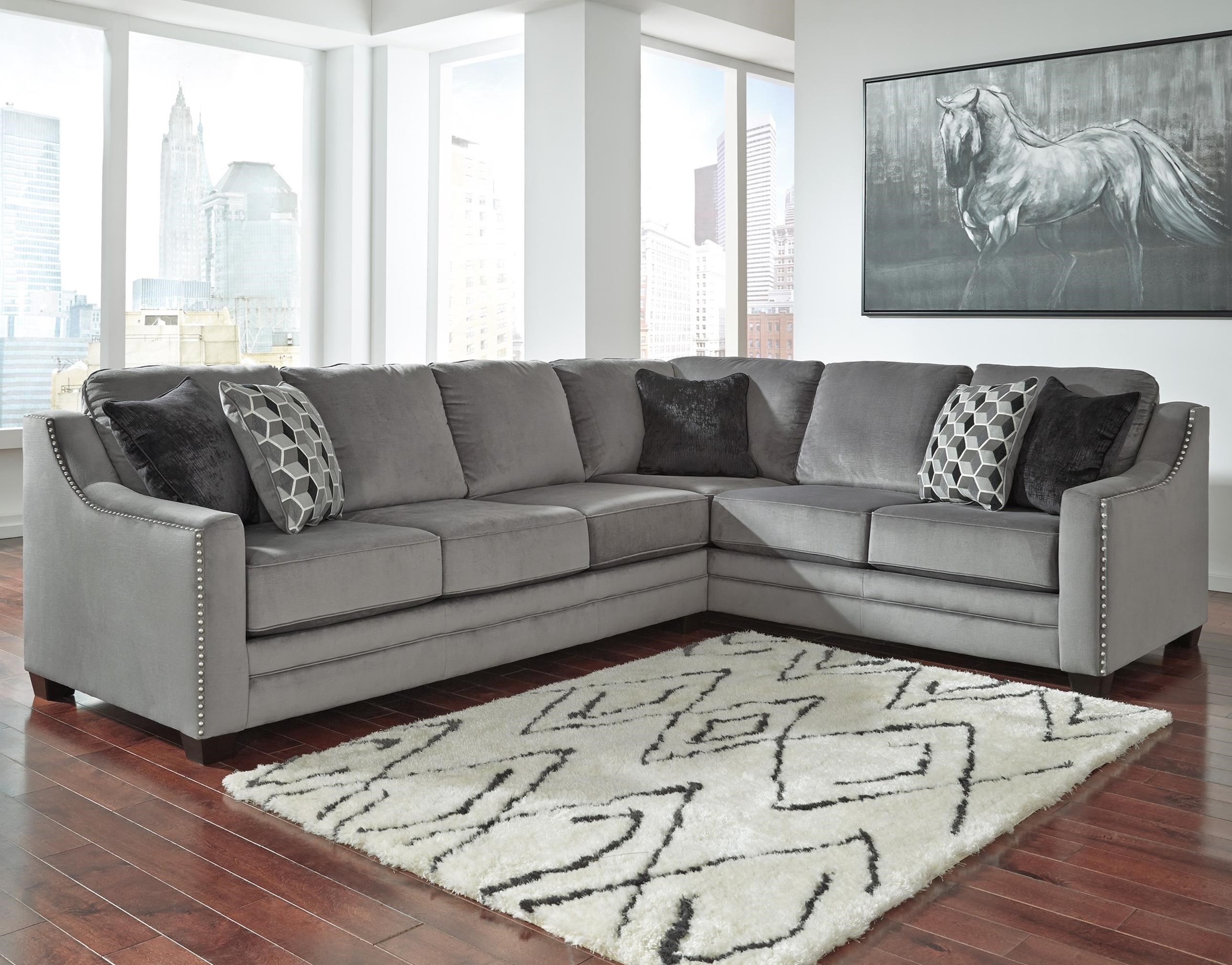 Benchcraft Bicknell Contemporary 2 Piece Sectional With Left Sofa Benchcraft Bicknell 2 Piece Sectional With Left Sofa Item Number 8620466 49