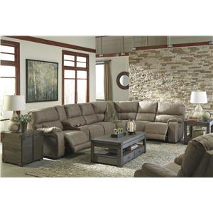 Benchcraft Bohannon Reclining Living Room Group