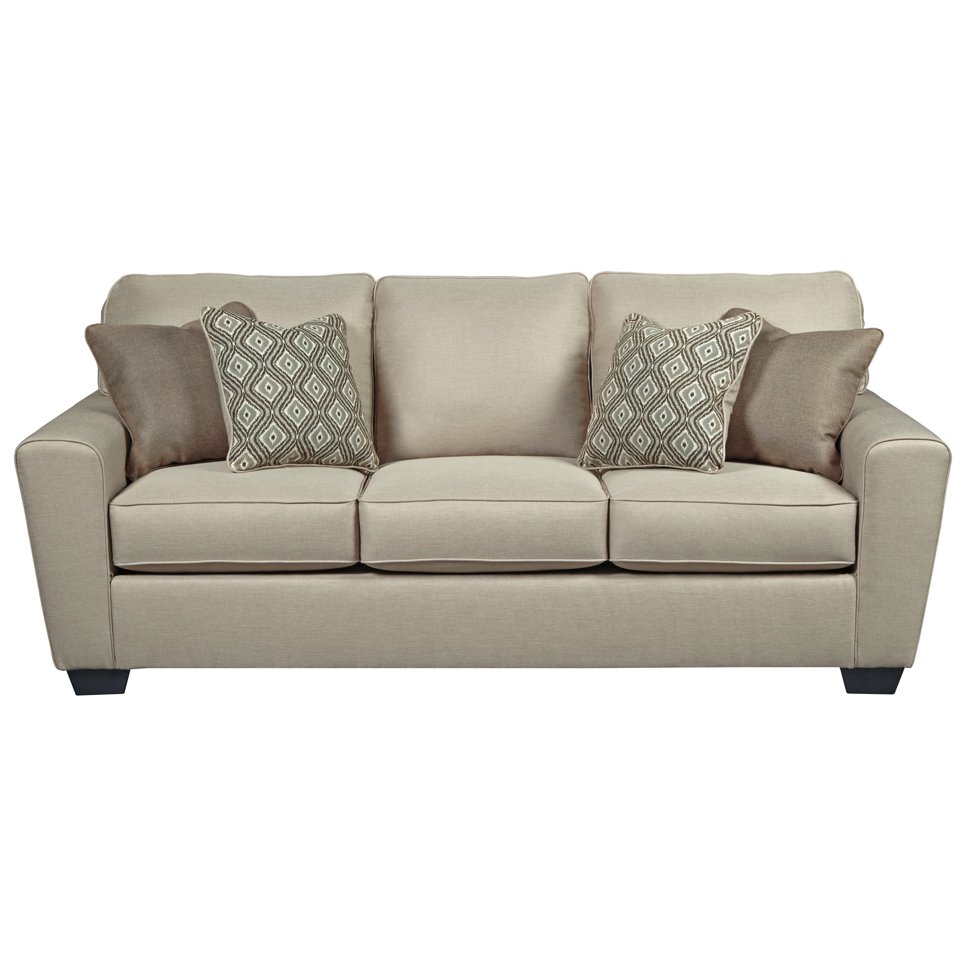 Benchcraft By Ashley Calicho Contemporary Queen Sofa Sleeper Royal Queen Sofa Sleeper