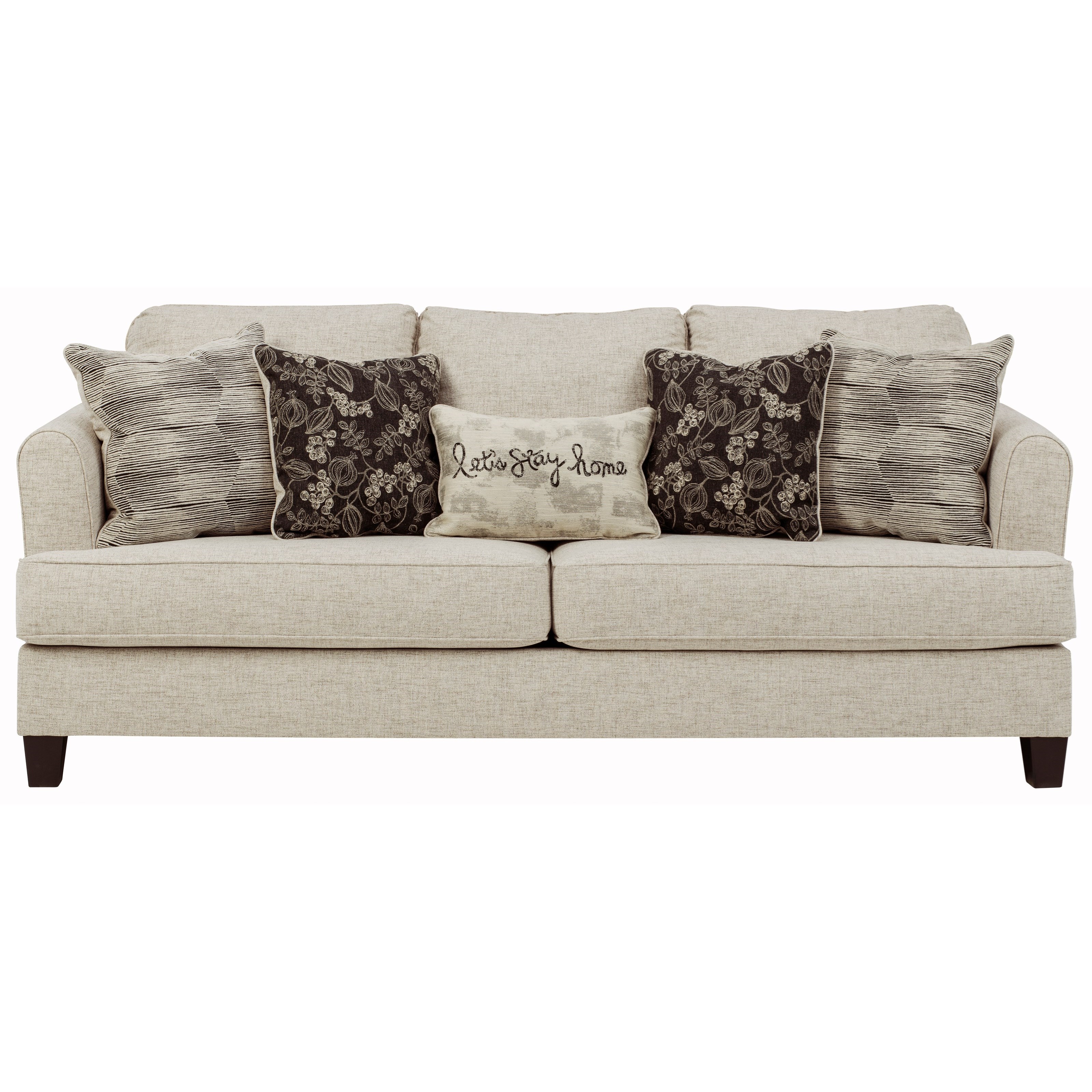 Benchcraft Callisburg Contemporary Sofa With Reversible Seat Cushions Rooms And Rest Sofas