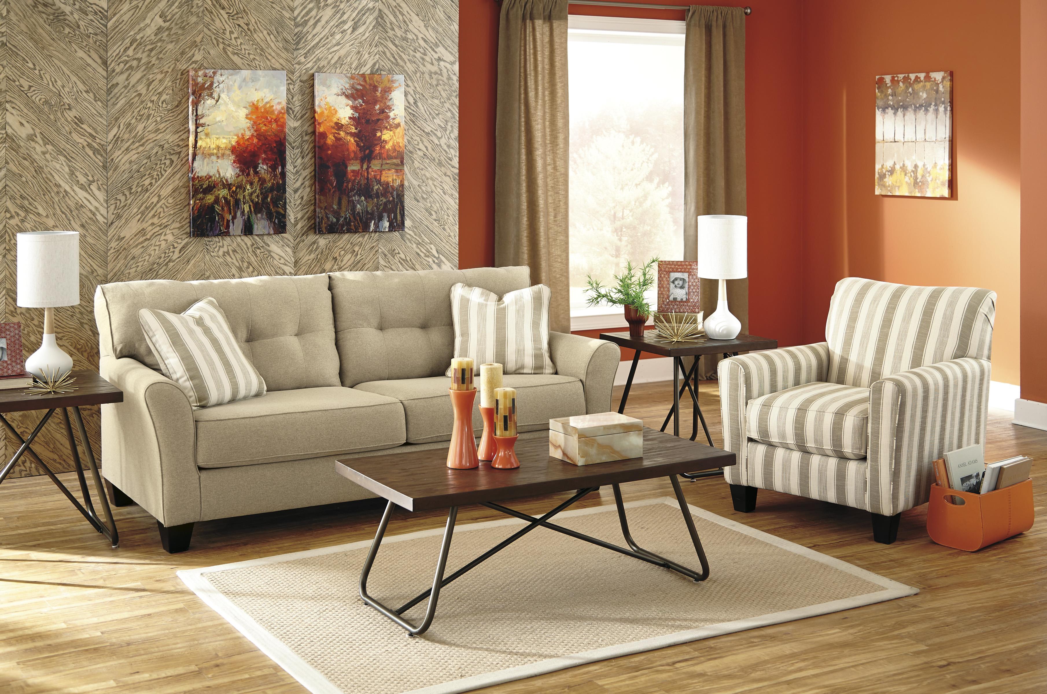 benchcraft by ashley laryn stationary living room group royal