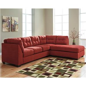 2-Piece Sectional with Right Chaise