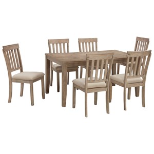 Benchcraft Mattilone Dining Room Table Set