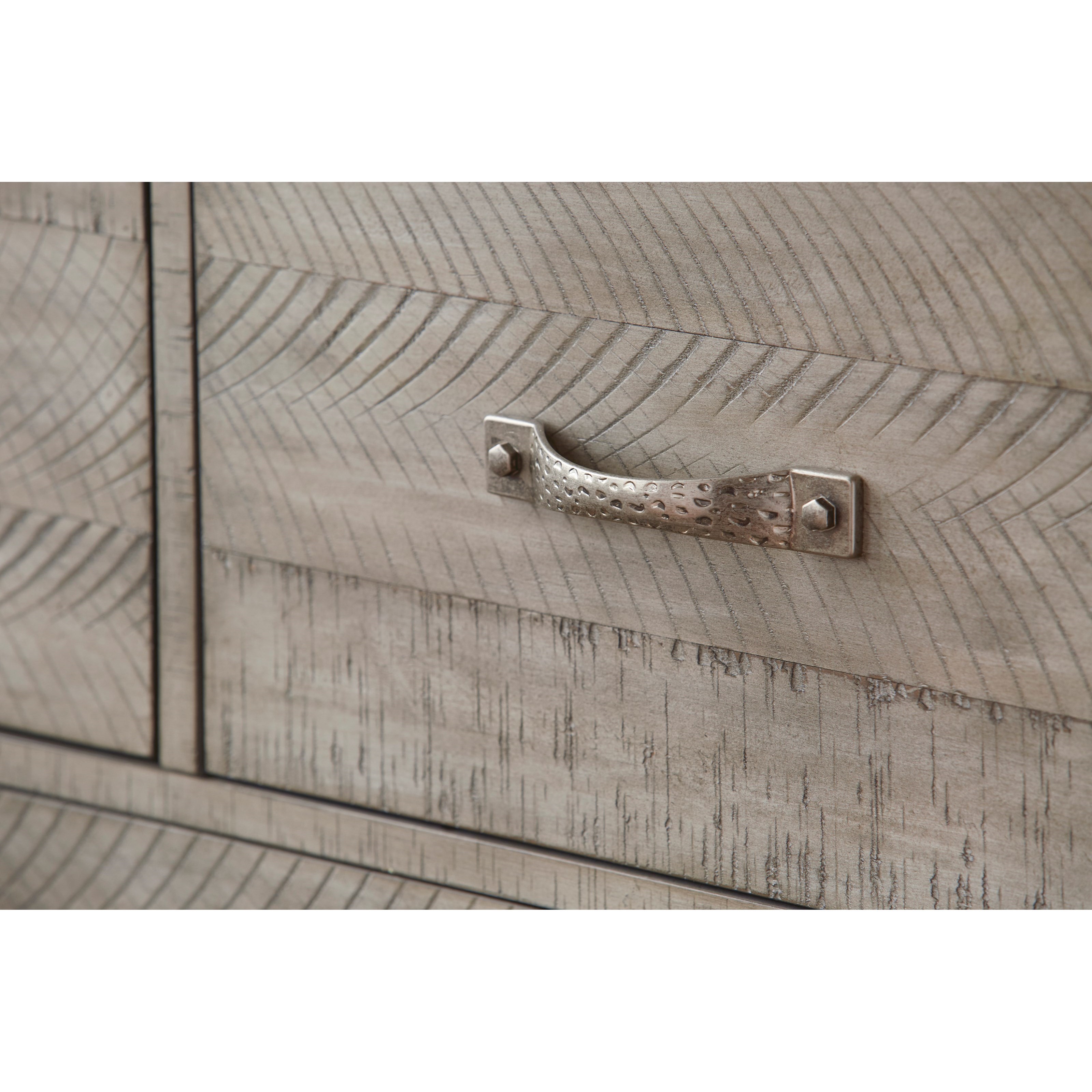 Benchcraft by Ashley Naydell Rustic Dresser in Gray Finish | Royal