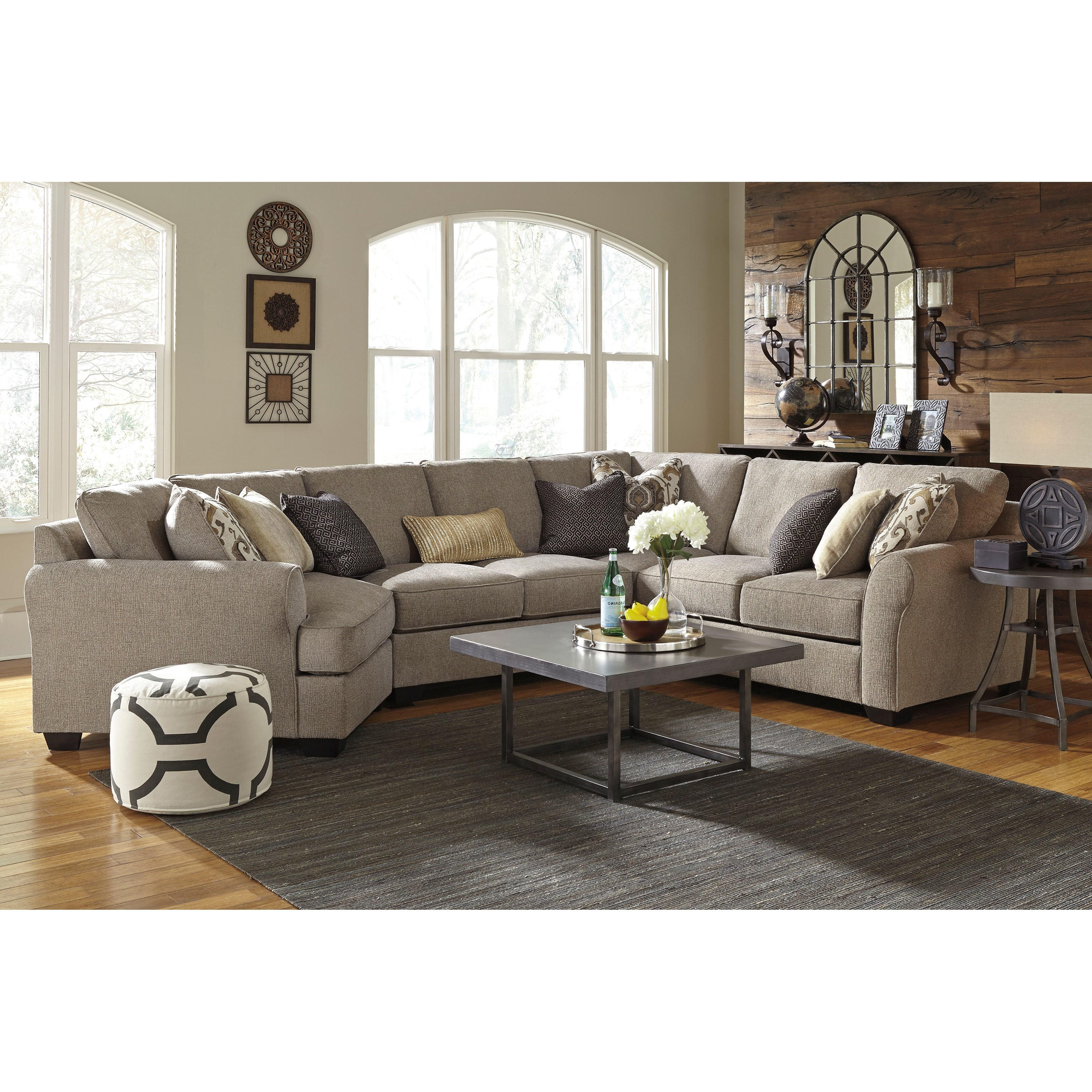 Pantomine 4Piece Sectional with Left Cuddler Becker Furniture World