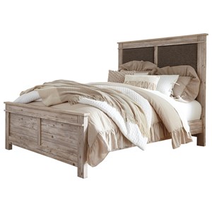 Benchcraft Willabry Queen Upholstered Panel Bed