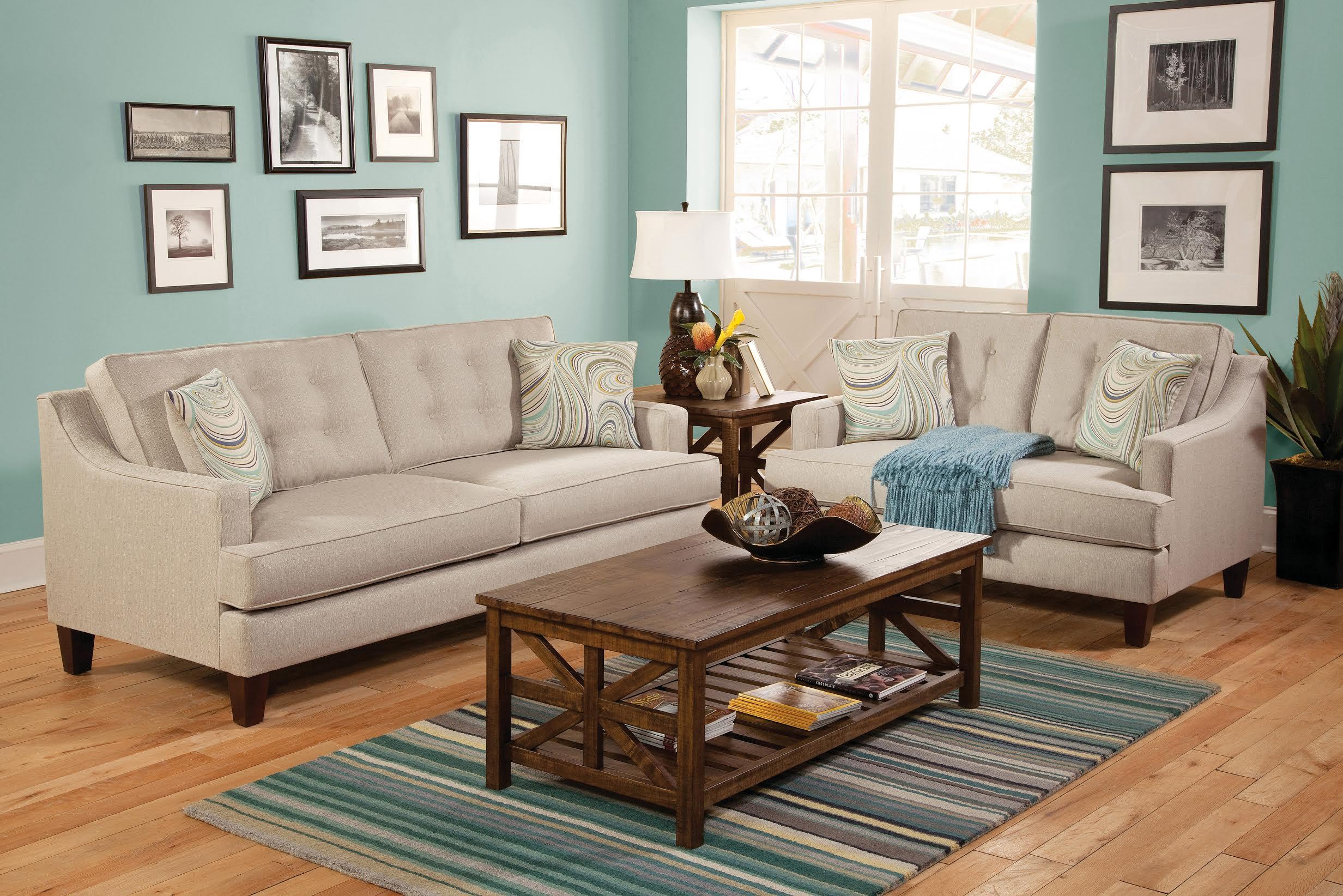 Belfort Essentials Anders Contemporary Sofa Belfort Furniture Sofa