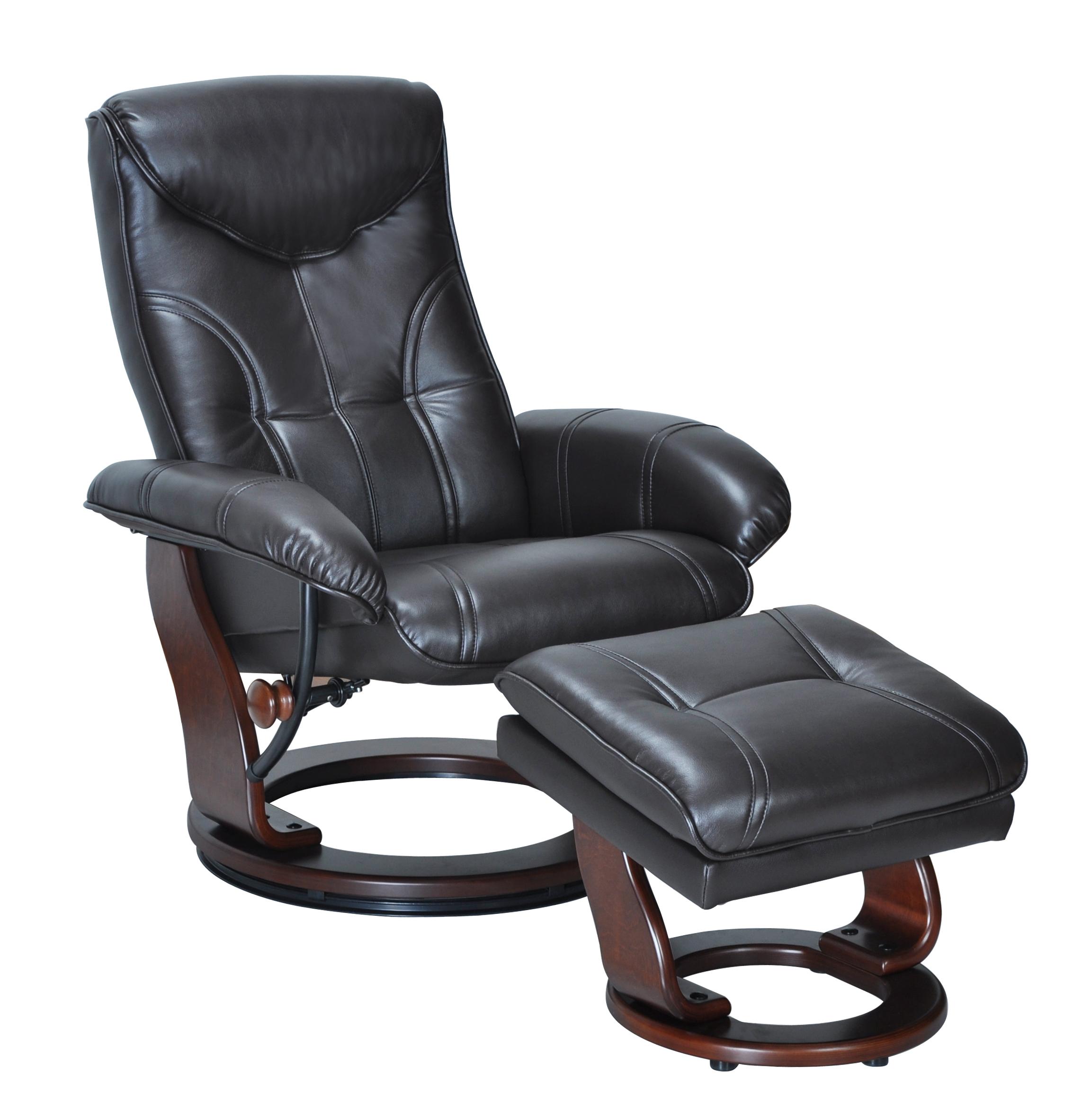 Glasgow Leather Chair And Ottoman Sadler S Home Furnishings Reclining Chair Ottoman Sets