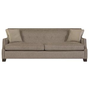 Bernhardt Interiors Franco N9657 Transitional Sofa With Nailhead Bernhardt Interiors Franco N9657