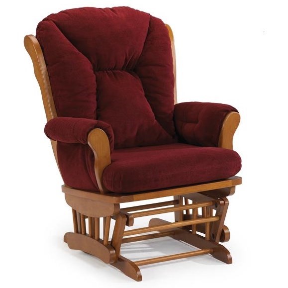 Wide seat glider rocker clearance