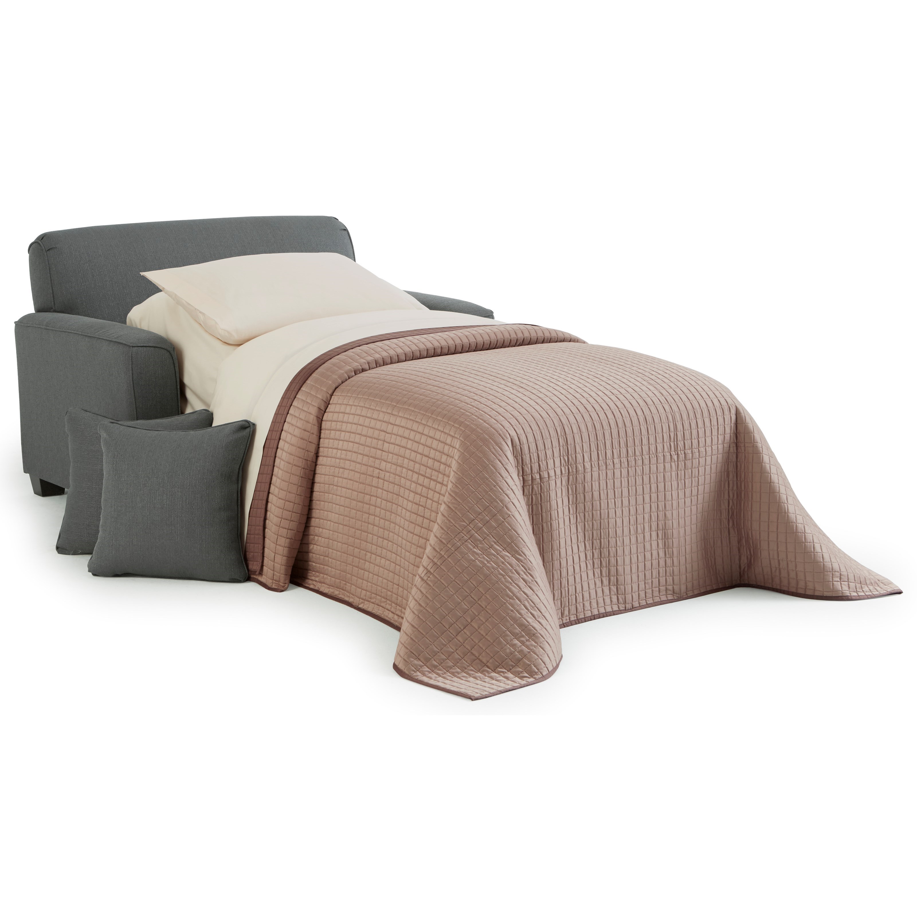 Best Home Furnishings Dinah C16AT Twin Sleeper Chair and Half with Air