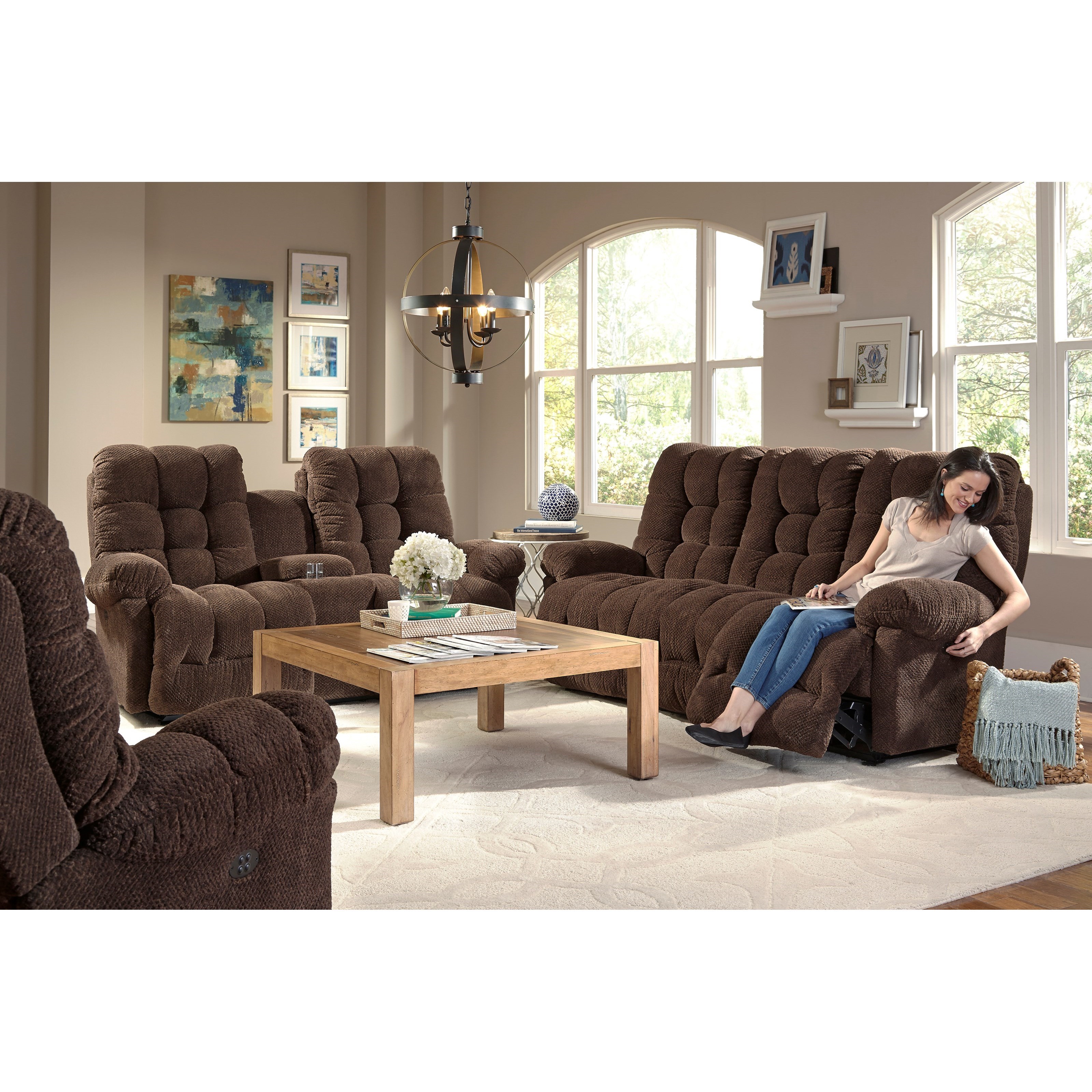 Best Home Furnishings Everlasting Power Reclining Sofa Chaise Sheely
