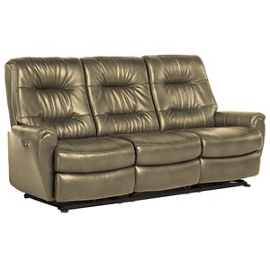 Best Home Furnishings Felicia Small Scale Reclining Sofa With Small Scale Reclining Sofa With Chic On Tufting