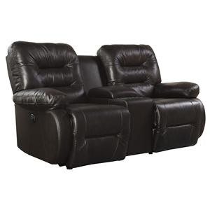 Best Home Furnishings Maddox Console Rocker Loveseat Chaise