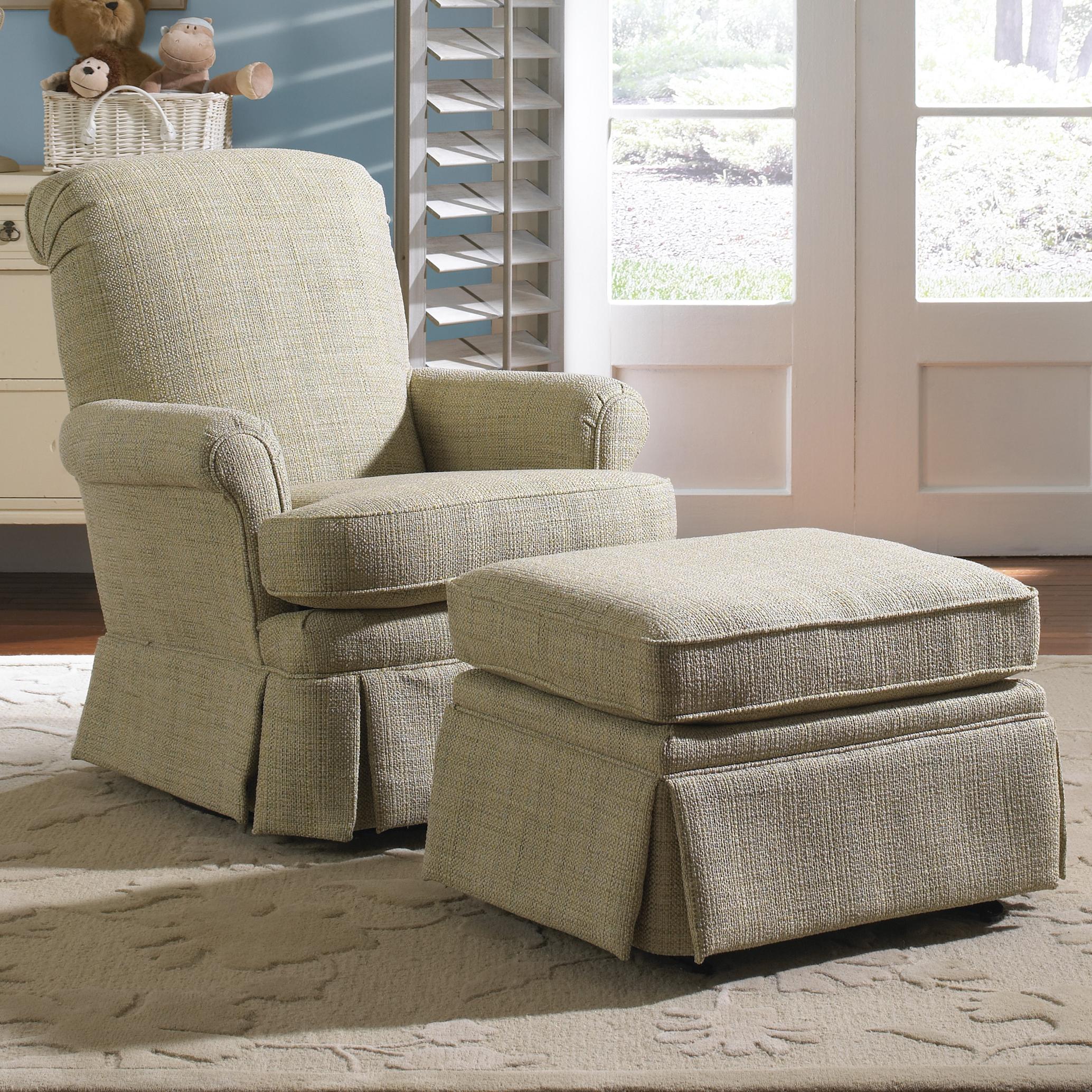 Best Home Furnishings Nava Casual Living Room Swivel Glider Sheely's