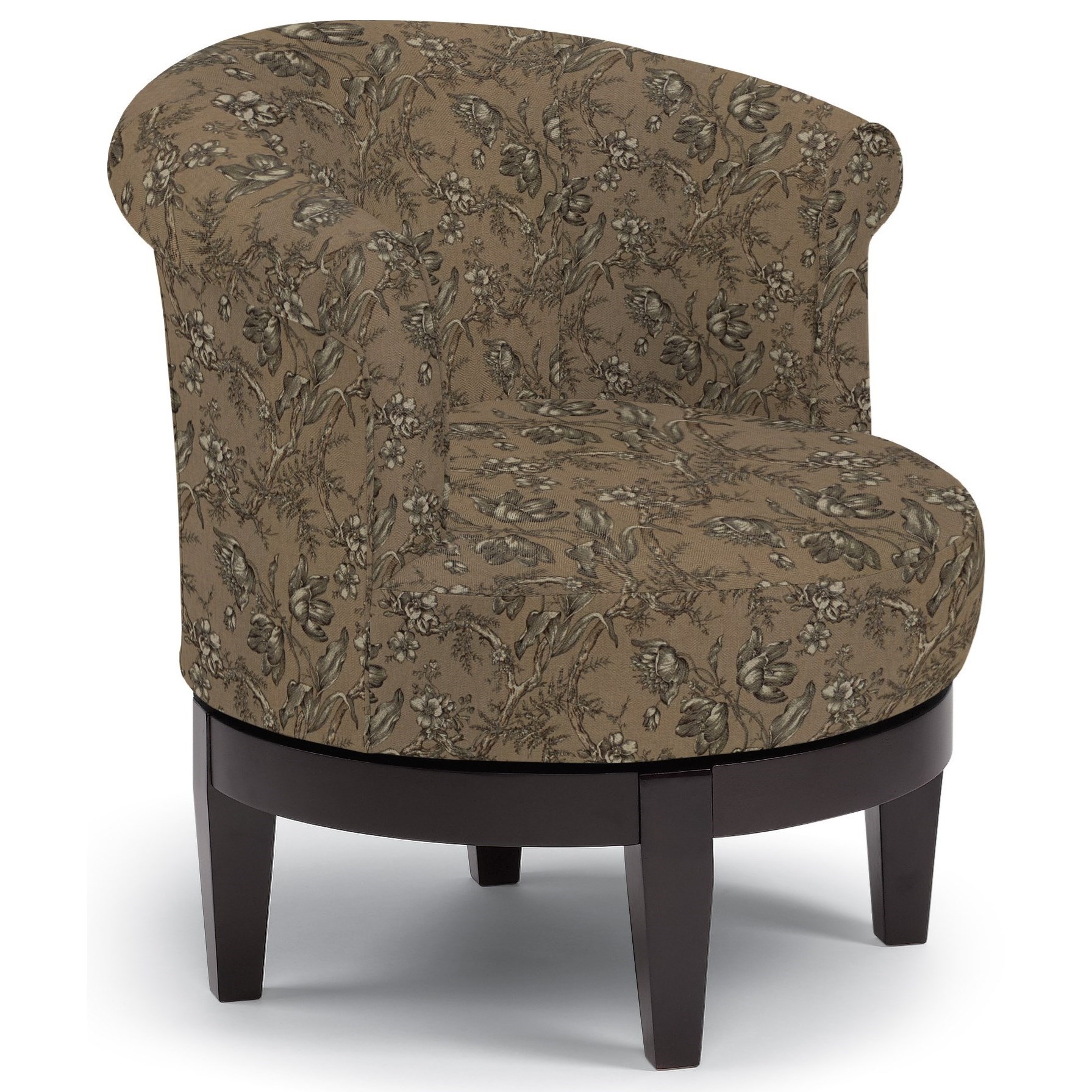 Best Home Furnishings Chairs Swivel Barrel 2958E Chic Attica Swivel