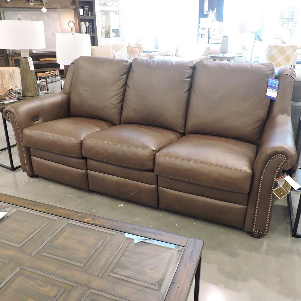 Bradington Young Clearance Reclining Leather Sofa Belfort