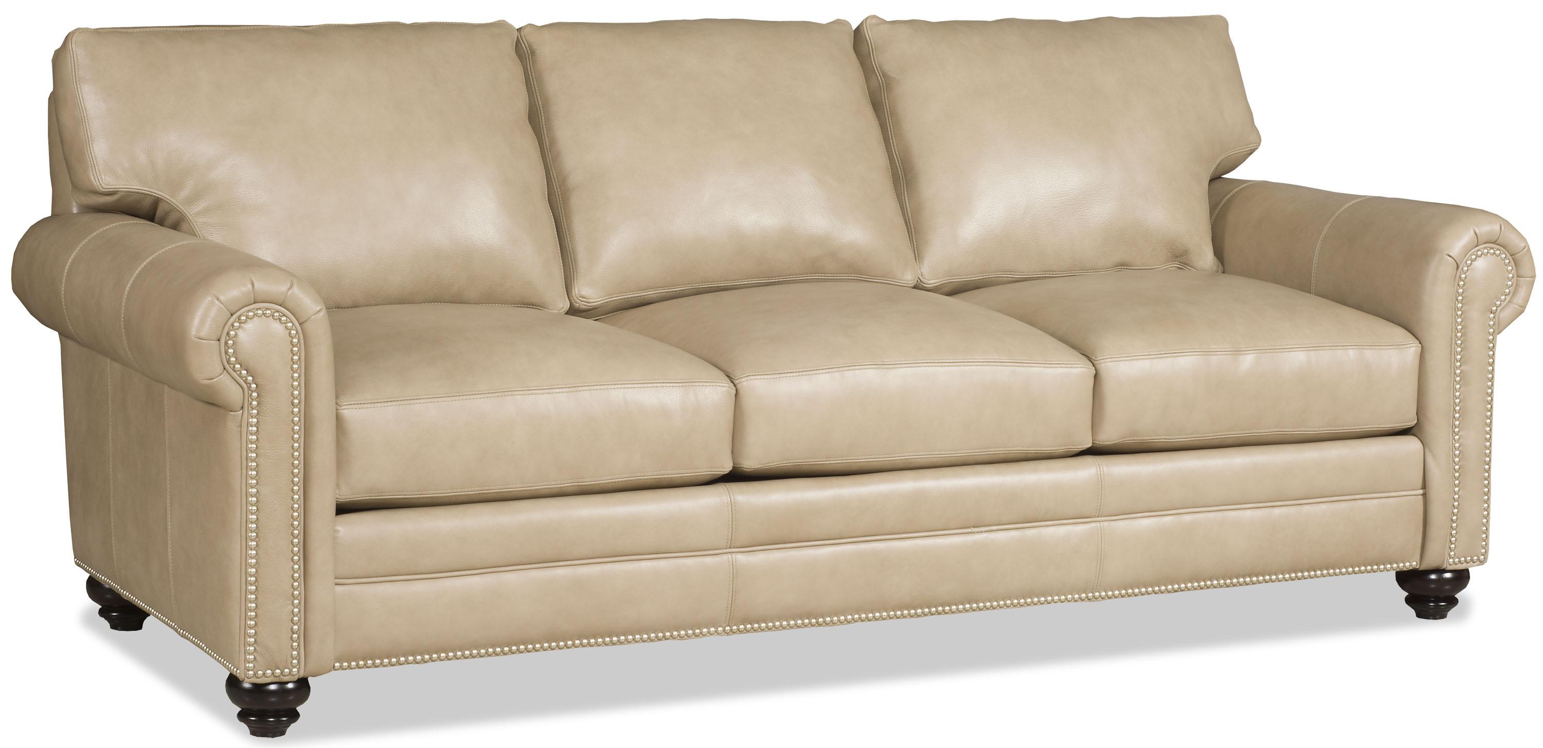 Bradington Young Daire 17295 Customizable Sofa with Rolled Panel Arms