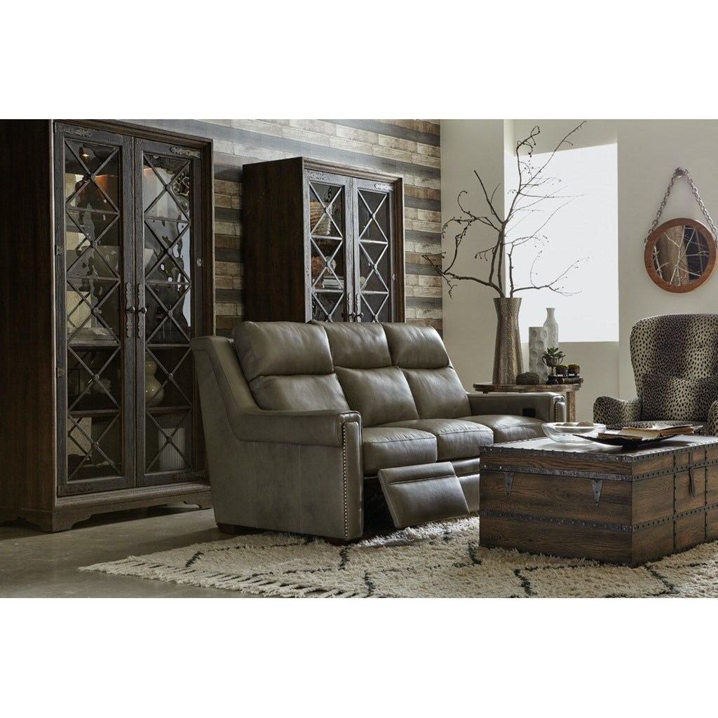 Bradington Young Imagine Transitional Power Reclining Sofa with Power