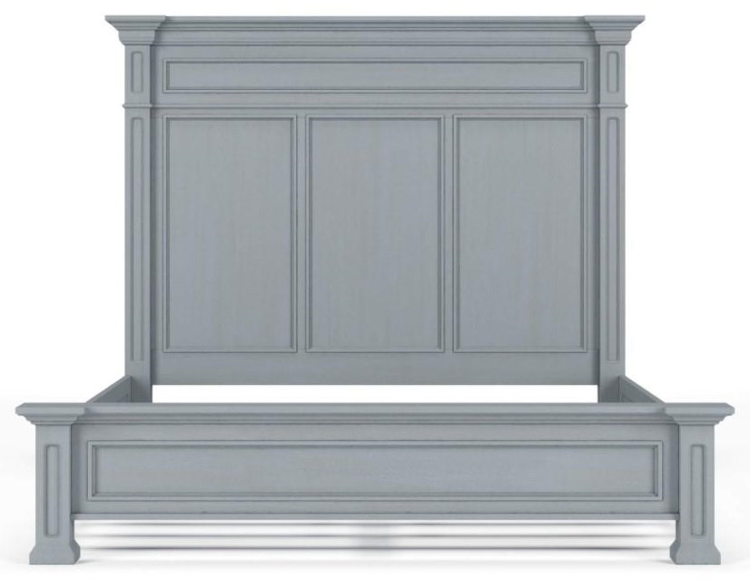 Bramble Roosevelt 26094 Gch King Bed Finished In Grey Charlestone Esprit Decor Home Furnishings Panel Beds